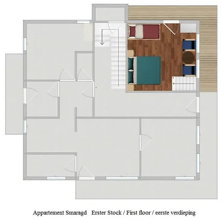 Appartement Zeppelin - App Smaragd